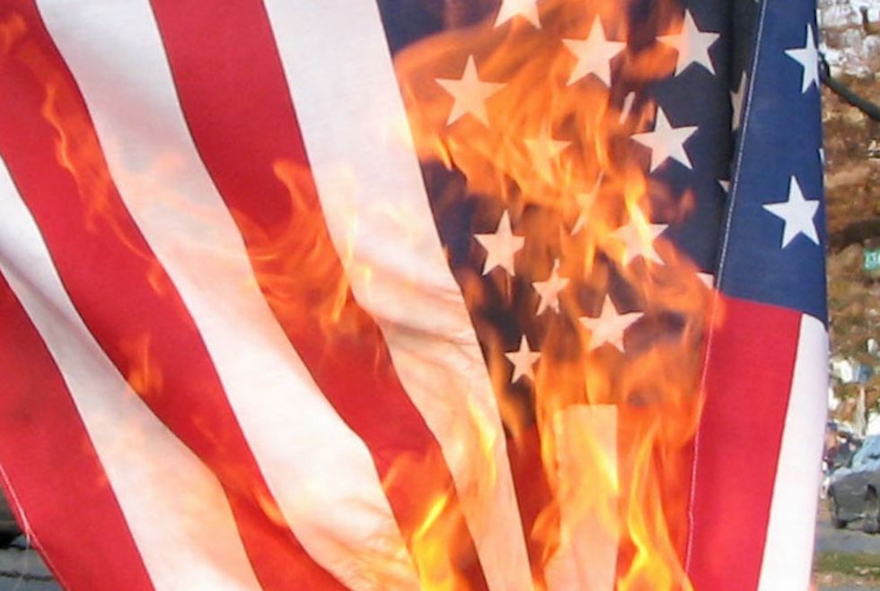 Iranian Parliament Burns American Flag After Trump Withdraws From Nuclear Agreement