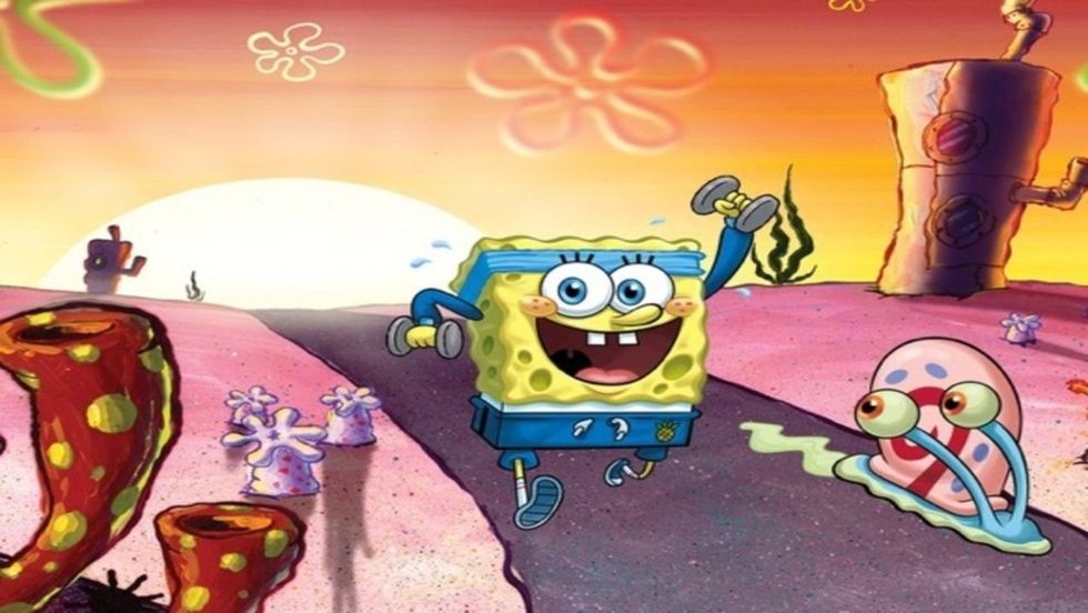 How To Get Fit This Summer As Told By 18 "SpongeBob" Gifs