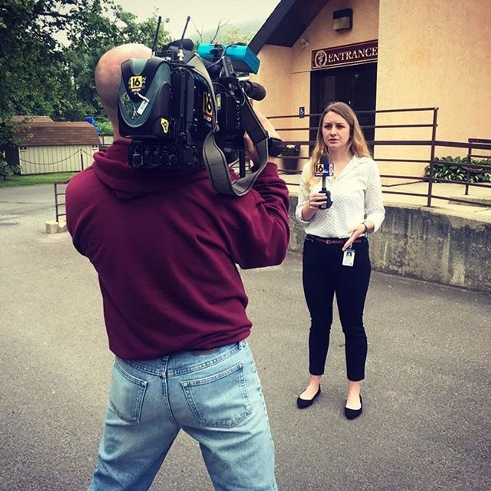 Behind the Scenes of a News Station