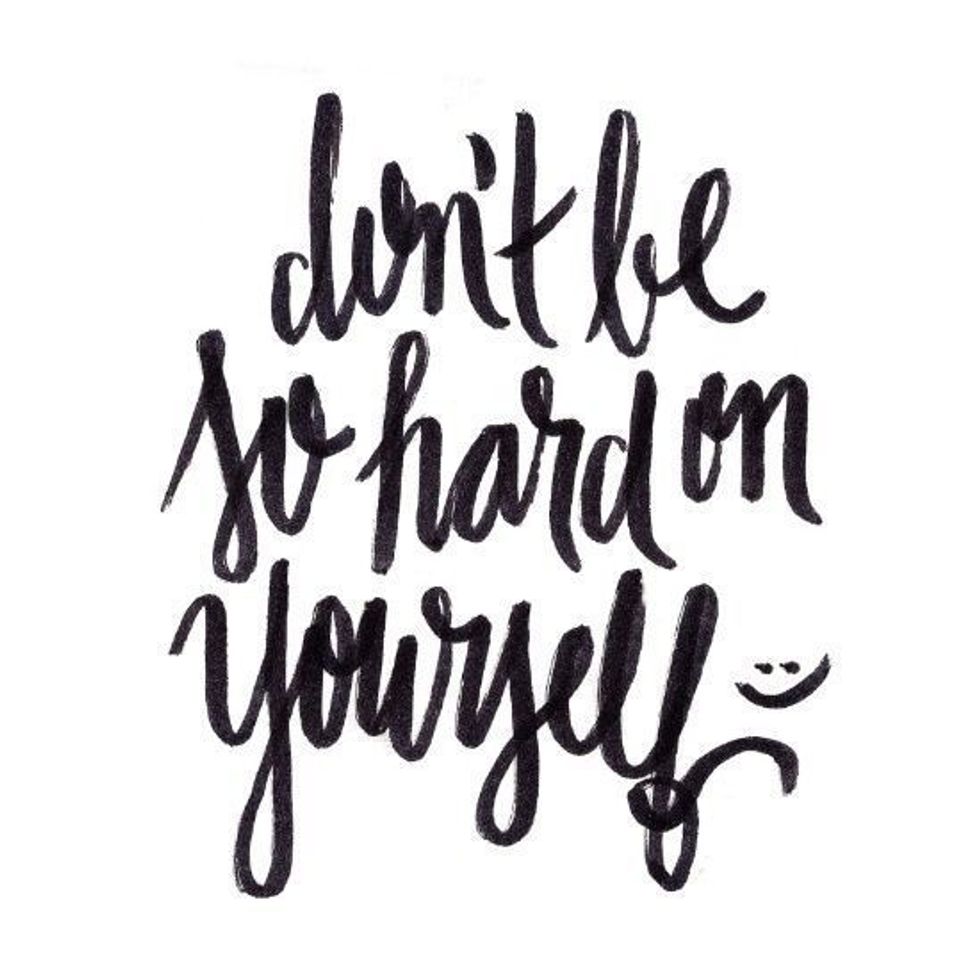 Stop being so Hard on Yourself