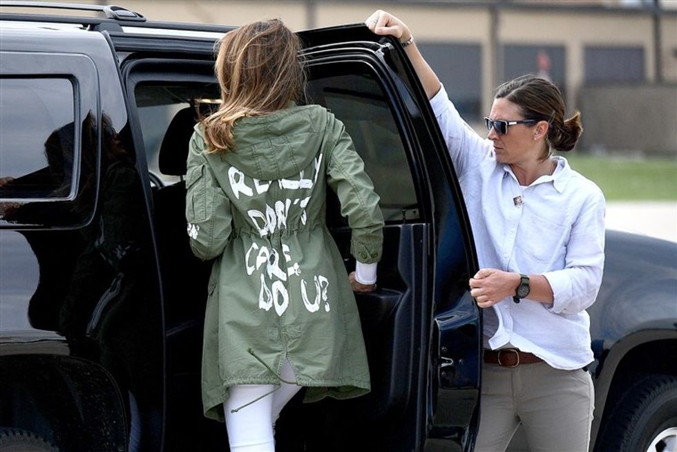 Melania Trump's Jacket was, At best, a PR Nightmare