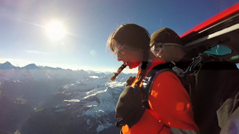 Jumping out of a helicopter Is Scarier Than Rejection And Failing Combined