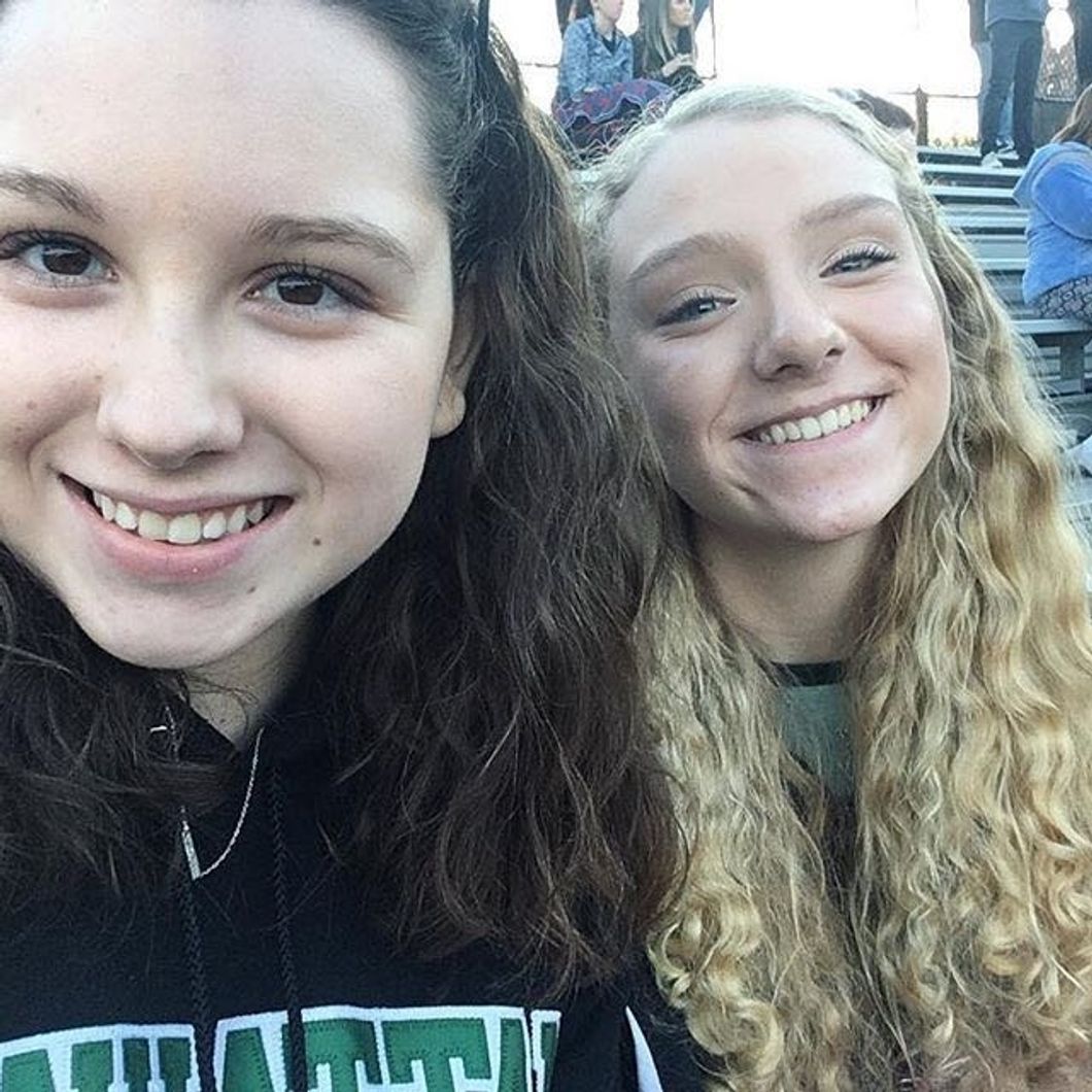 we may not have the same blood, but we ARE sisters