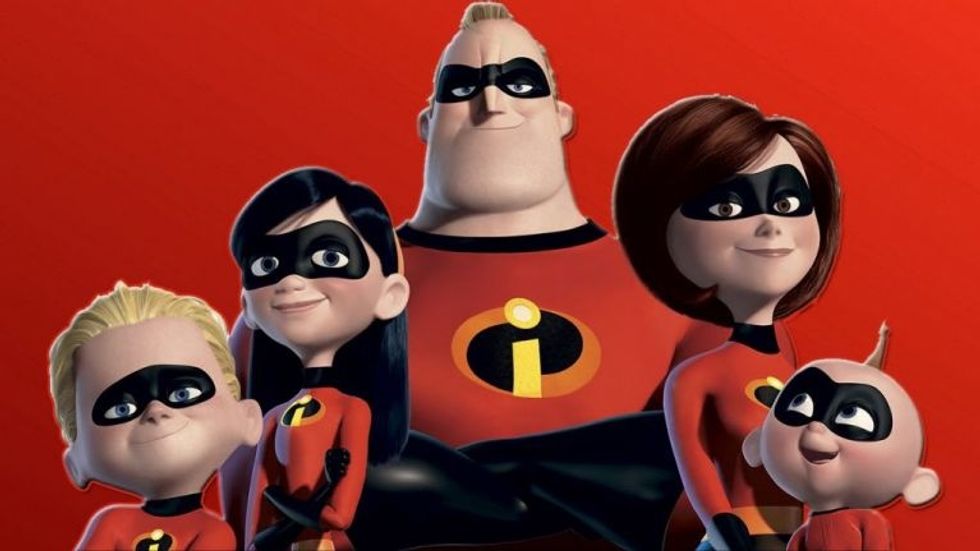 is nobody else seeing this message in 'incredibles 2'?