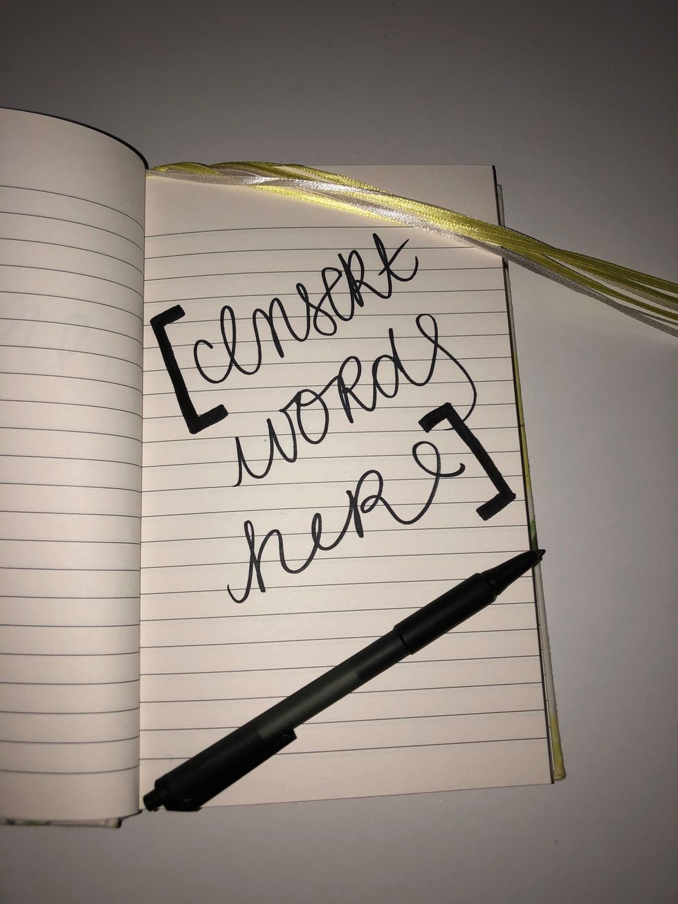 From A Journalism Major With Writer's Block