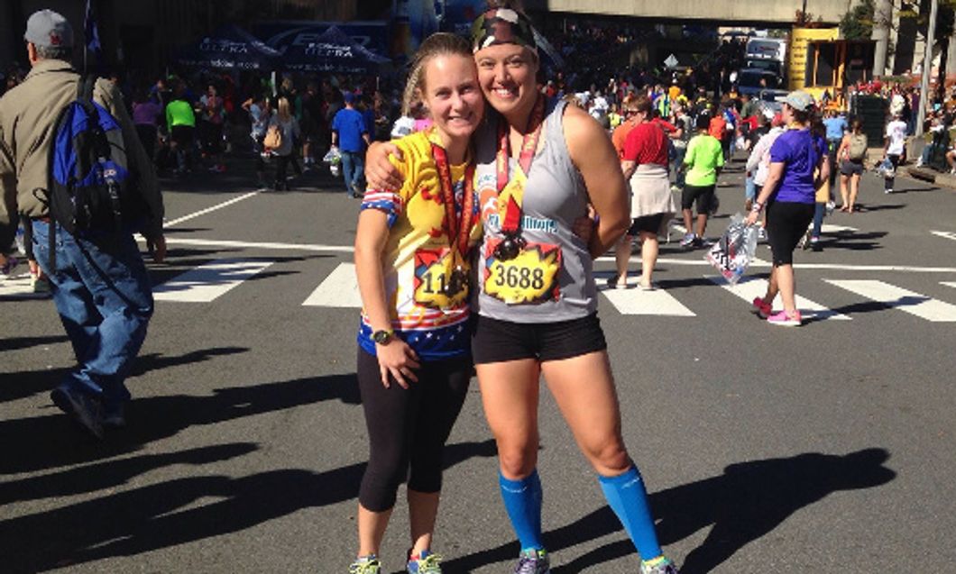 when I accomplished 26.2 miles all on my own I Realized That Strength Comes from Within