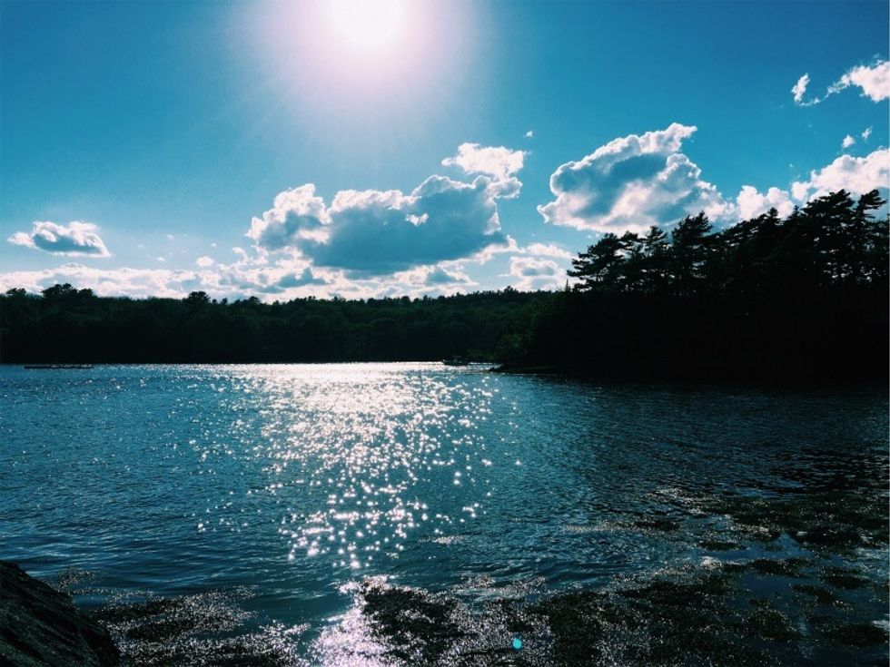 Accepting an apology we never got.