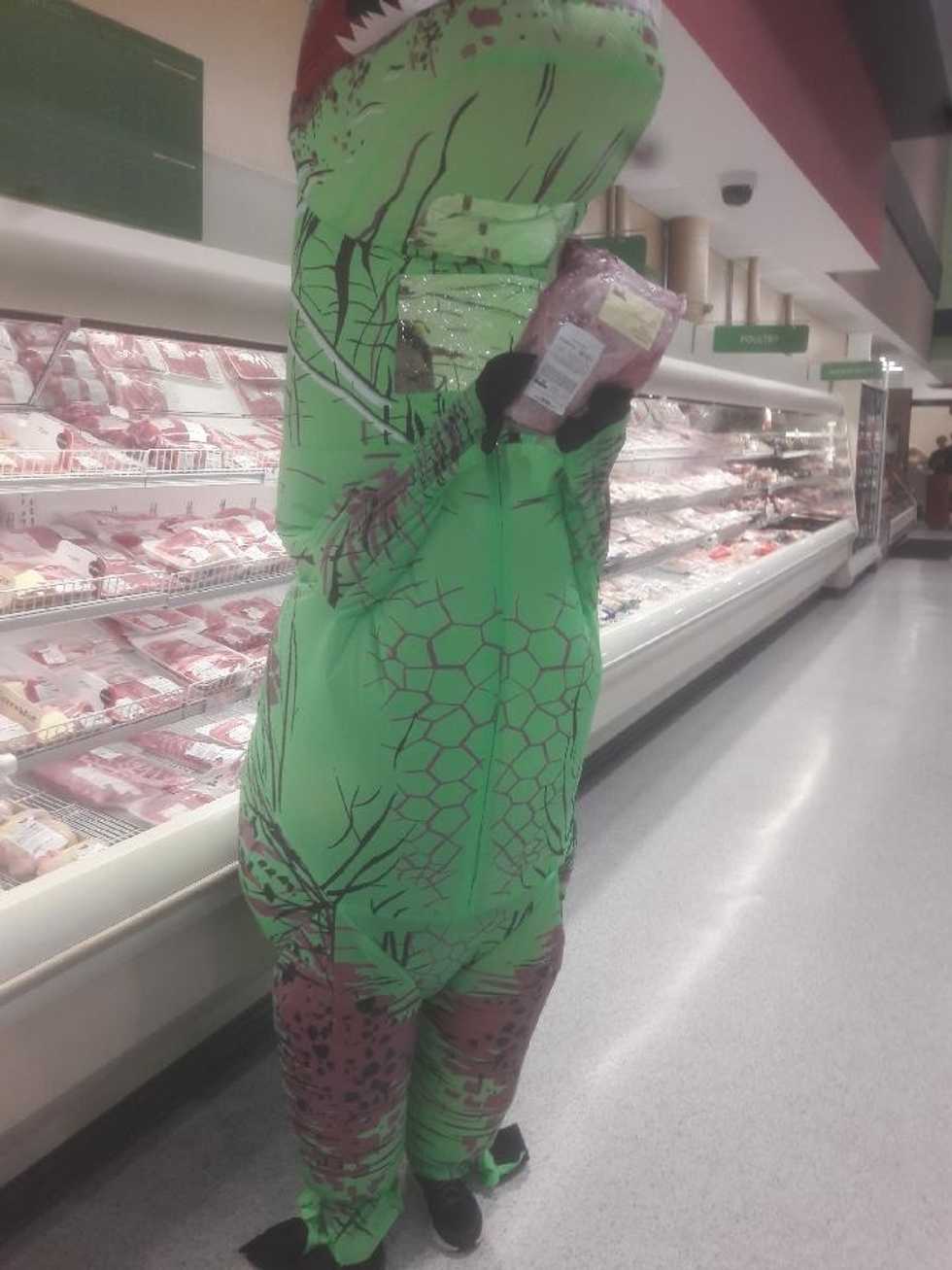 The Public Response To Wearing My Dinosaur Costume Was What Made It Socially Deviant