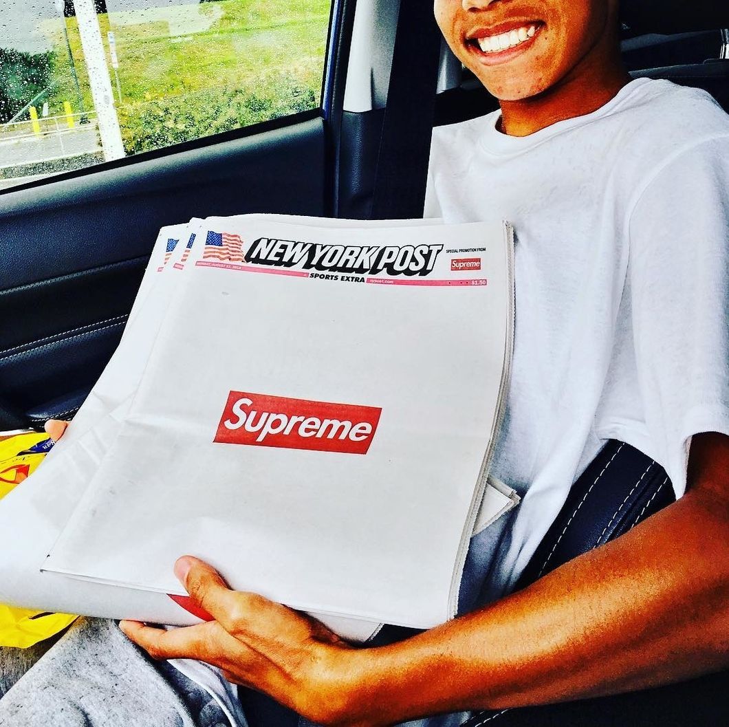Everything You Need to Know About The New York Post's Collaboration with Supreme