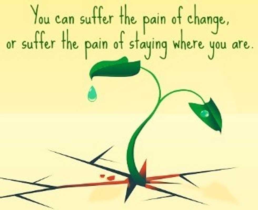 Being stuck in a bad relationship