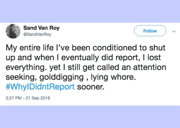 Women Across Twitter Are Using #WhyIDidntReport To Show Just How Few Sexual Assault Survivors Come Forward