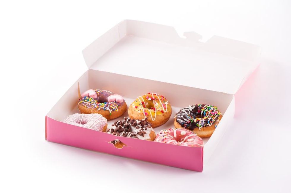 Cardboard Shaped Donuts Boxes