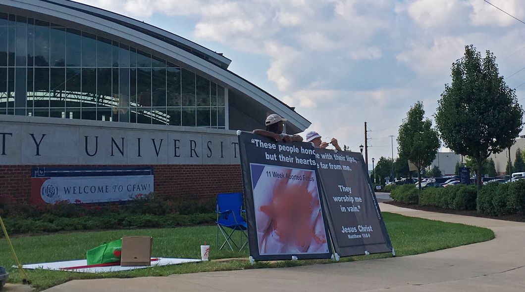 To The Extreme Pro-Life Protesters On Liberty's Campus, Please Rethink Your Strategy