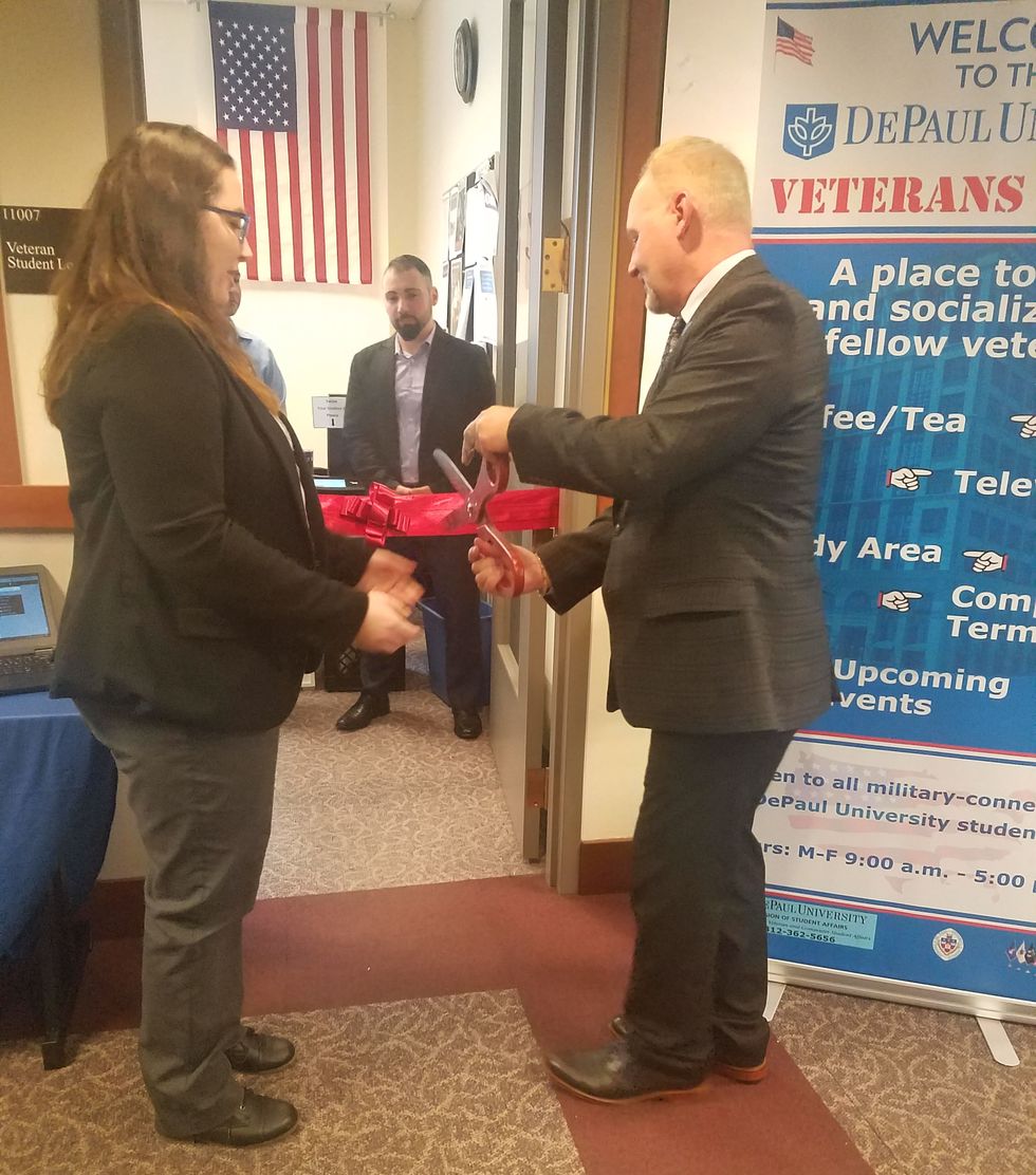 DePaul's New Lounge Opens For Student Veterans, Aiming To Connect Them With One Another