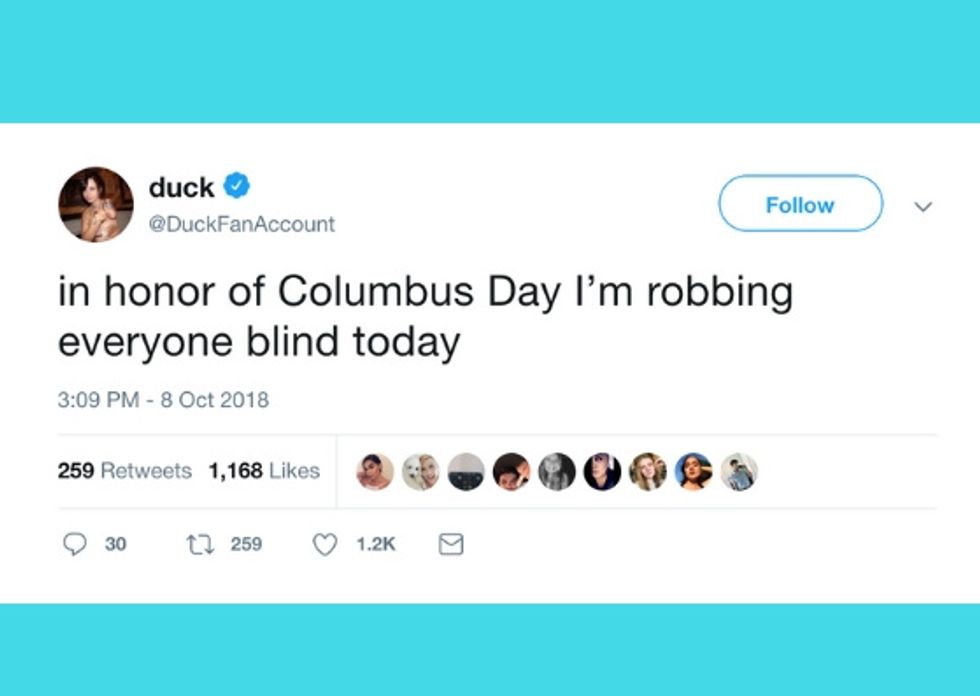 13 Tweets About Christopher Columbus Being A Loser That Will Make You LOL On Indigenous Peoples' Day