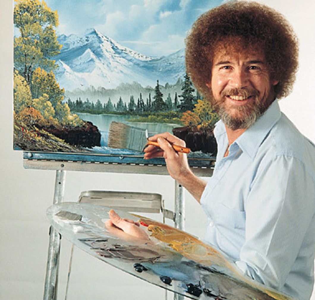 16 College Majors If They Were Bob Ross Quotes