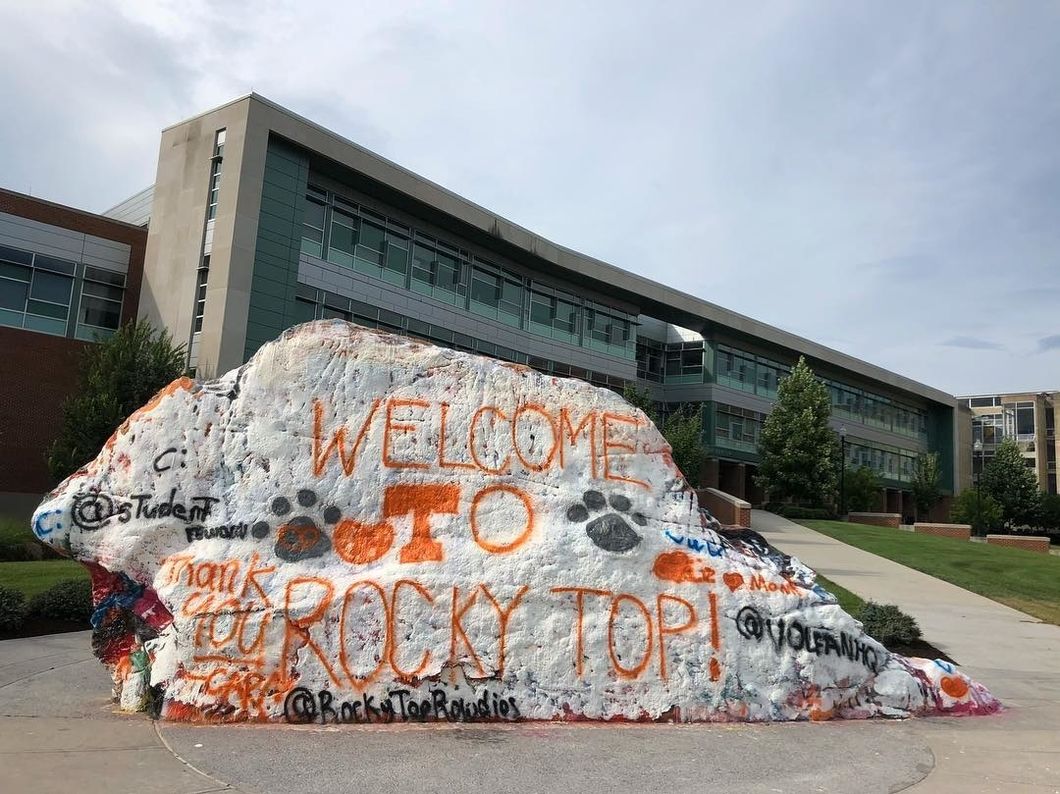 If You're Spreading Hate Speech, Painting The Rock Is Not For You