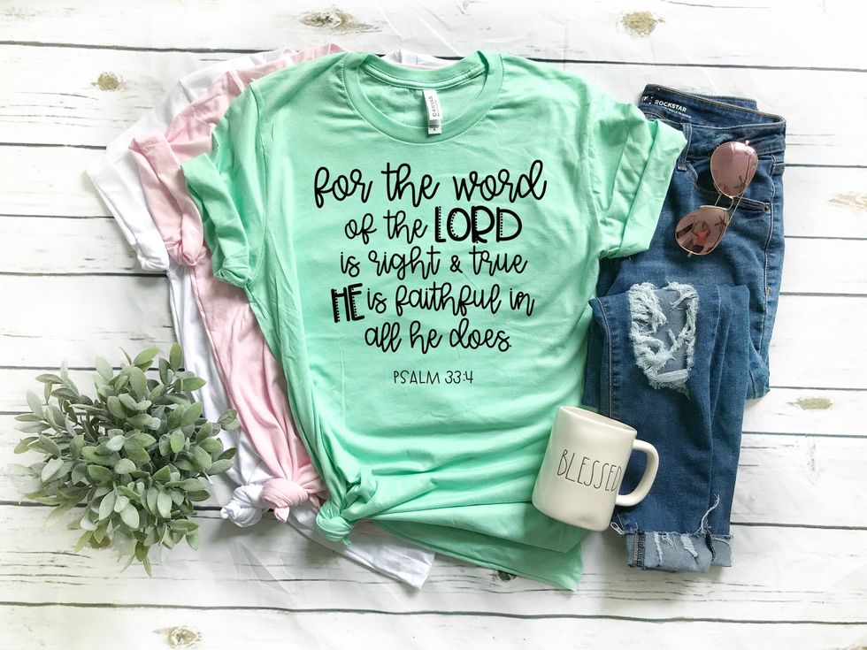 Inspirational Bible Verse T-shirts