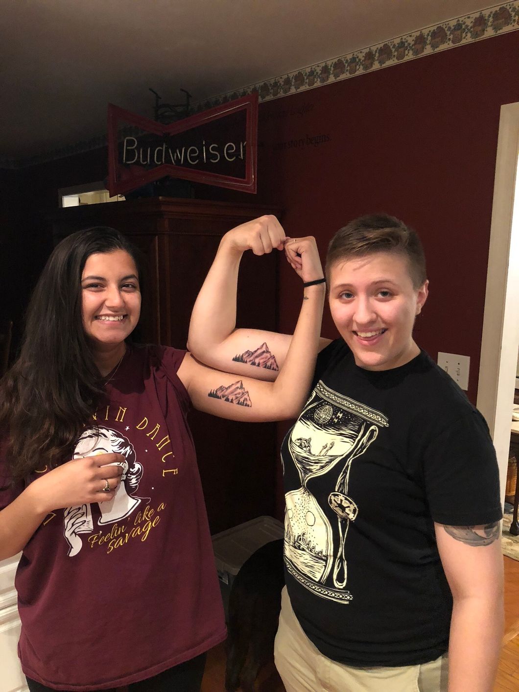 Getting A Matching Tattoo With Your Best Friend Is A Forever Promise