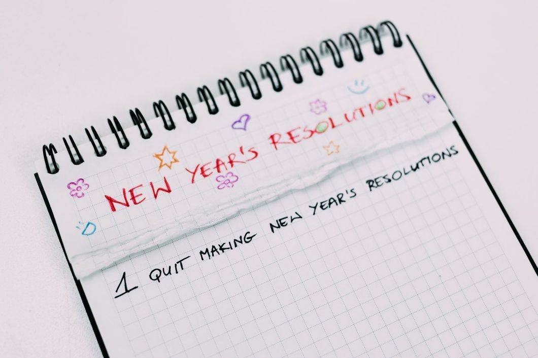 Living With Anxiety Makes Making New Year's Resolutions Difficult