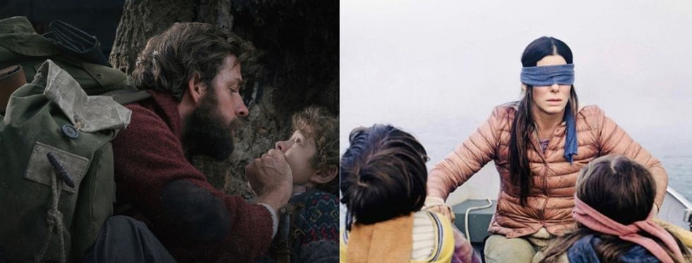 9 Similarities Between 'Bird Box' And 'A Quiet Place' You'd Need A Blindfold NOT To See