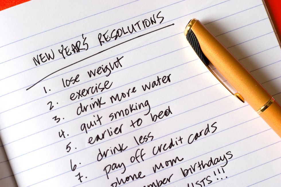 5 New Years Resolutions That Are Not 'To Lose Weight'