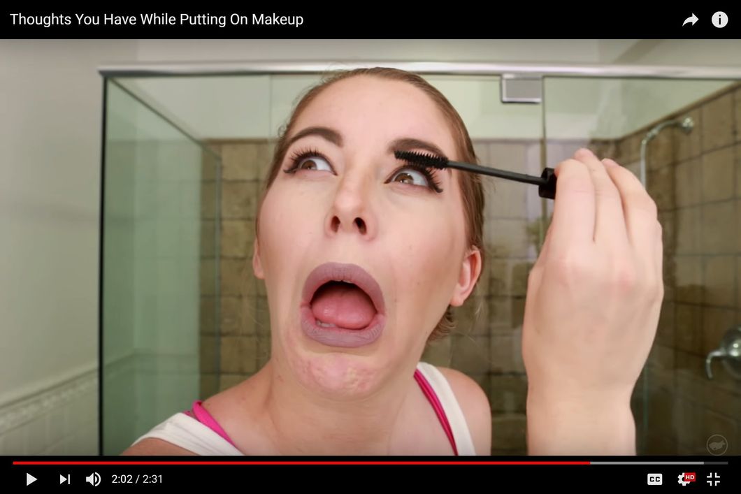 10 Goofy Makeup Things Everyone Has Done At Least Once