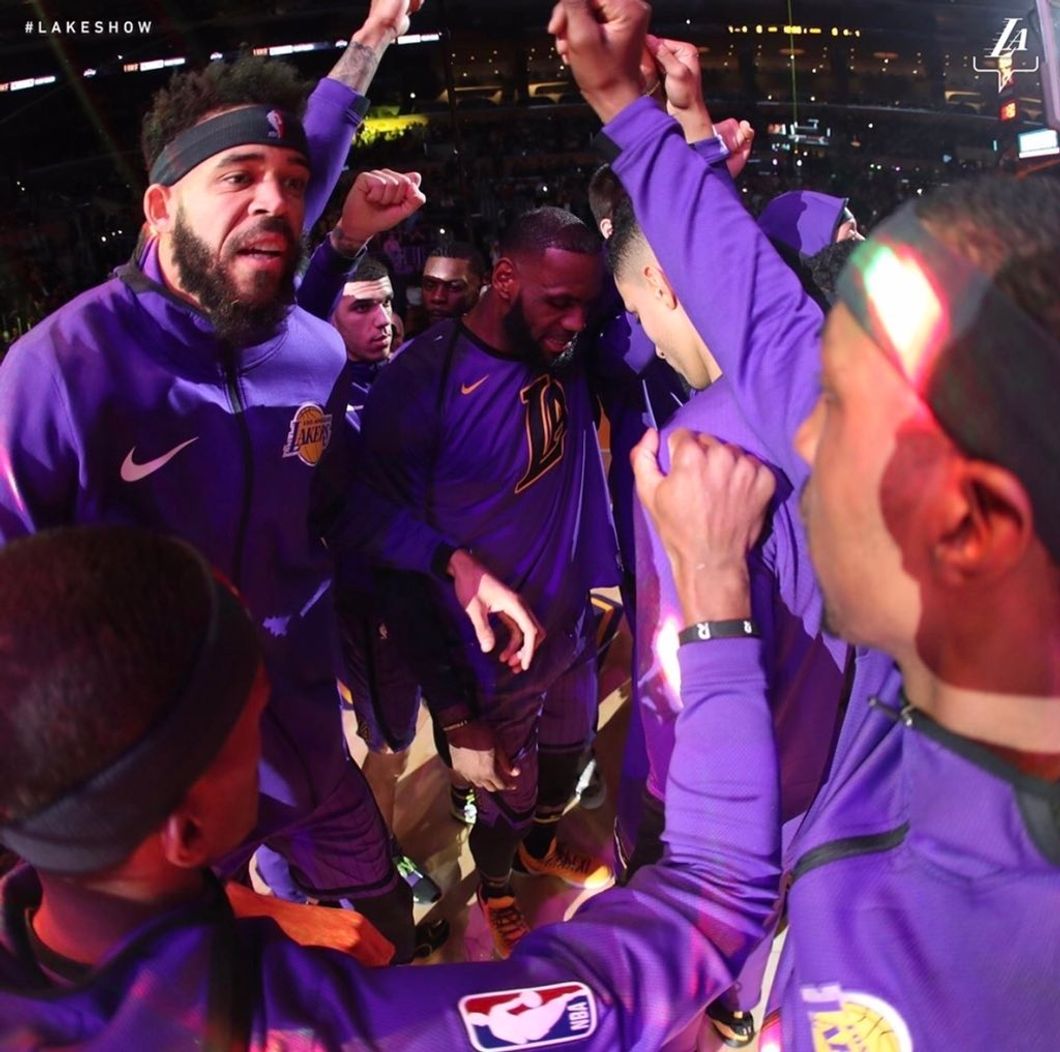 When It Comes To Basketball, I Roll With The Purple And Gold