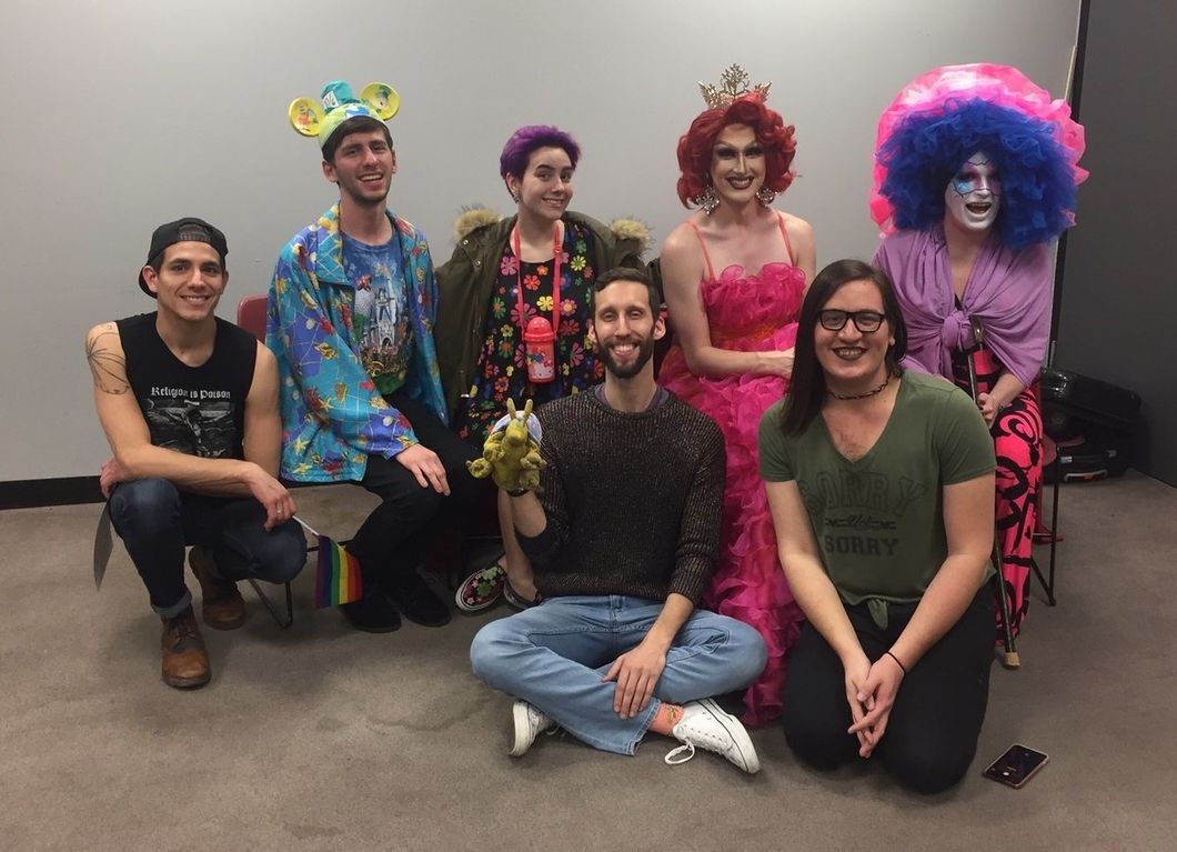 A 'Drag Queen Storytime' Event Promotes Acceptance But That Was Threatened When A Man Protested The Event