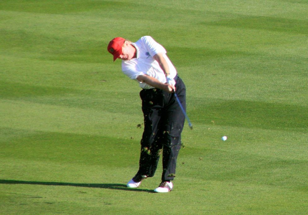 Yo, President Trump, I'm Not Sure Golfing Is Appropriate During A Time Of 'National Emergency'