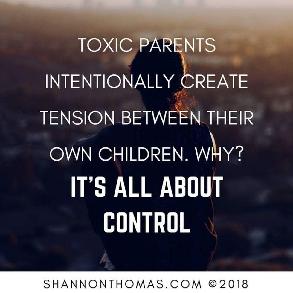 To the mom who doesn't see she is toxic