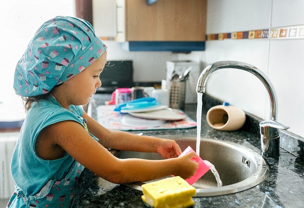 "When You're Doing the Dishes, Take Off Your Shoes"