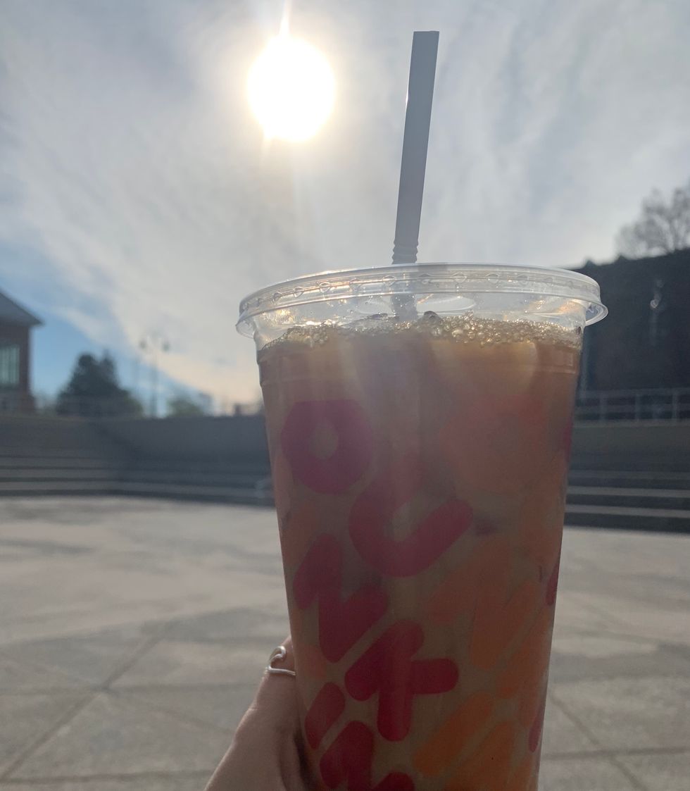 At The End Of The Semester, Iced Coffee Is An Acceptable Breakfast
