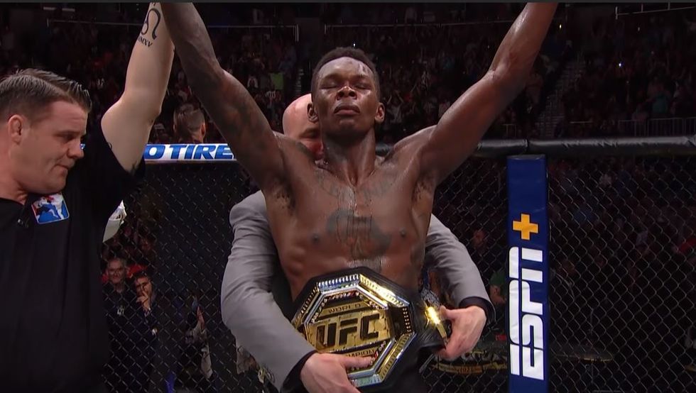 Adesanya Gets Whittaker To Unify The Championship