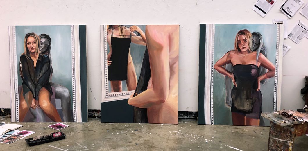 I Channeled My Insecurities Into My Painting Final, A Series About Body Image