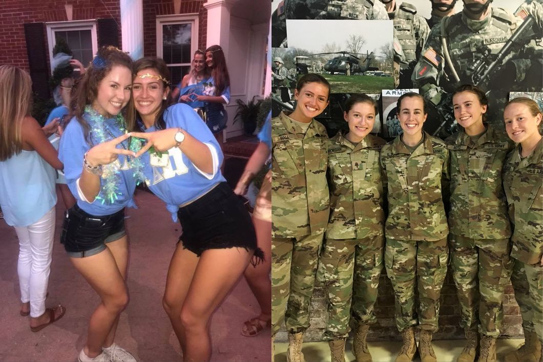 I'm A Sorority Girl And A ROTC Member, It's The Best Of Both Worlds