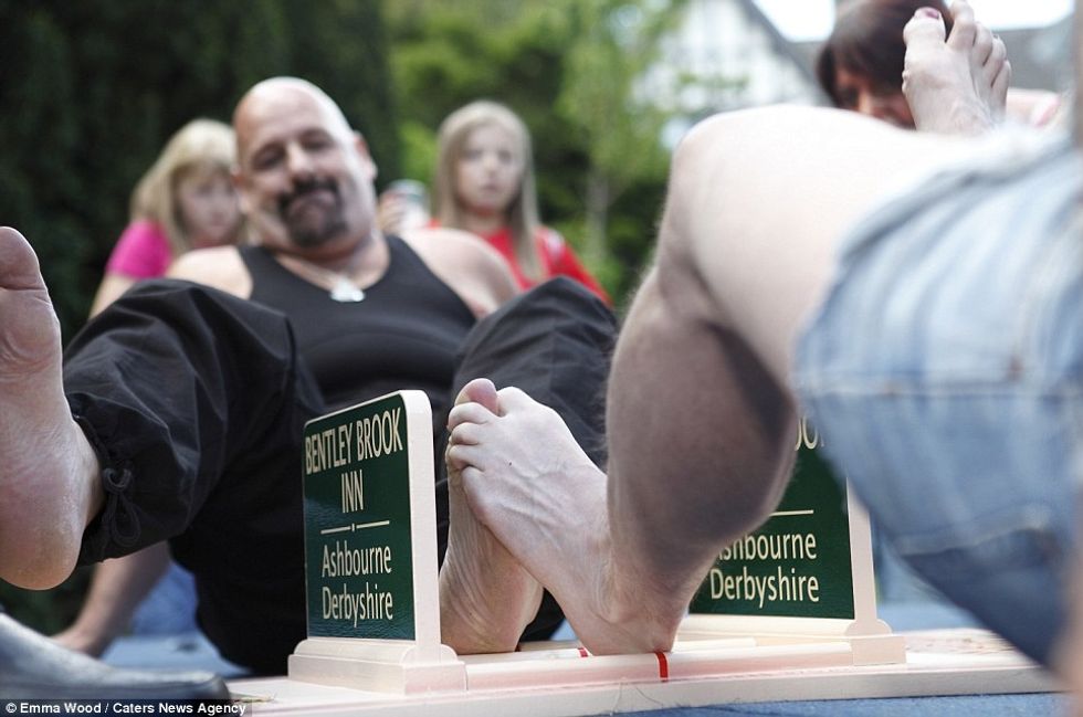 Athletes Of The Obscure: Toe Wrestling