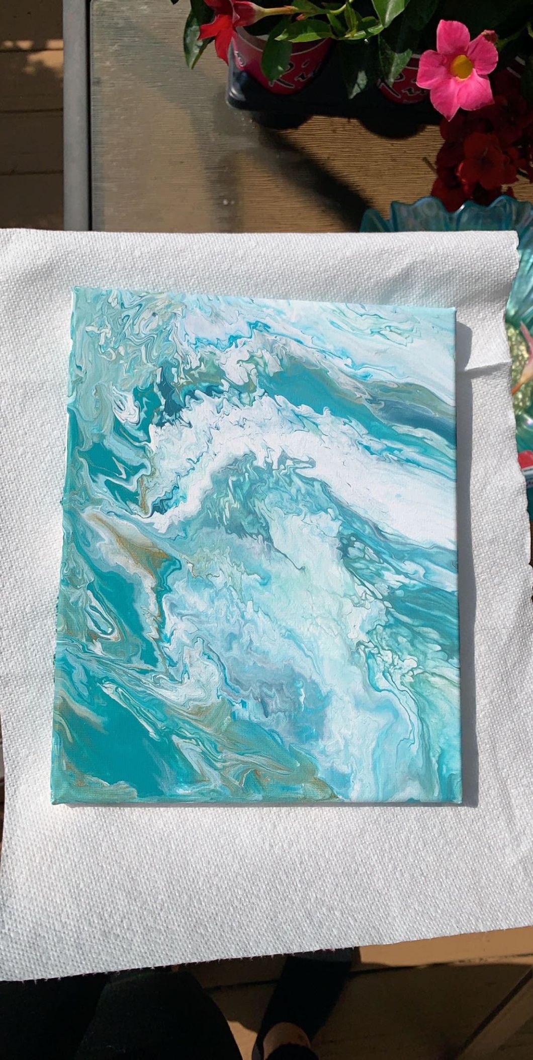 DIY Fluid Paint Art