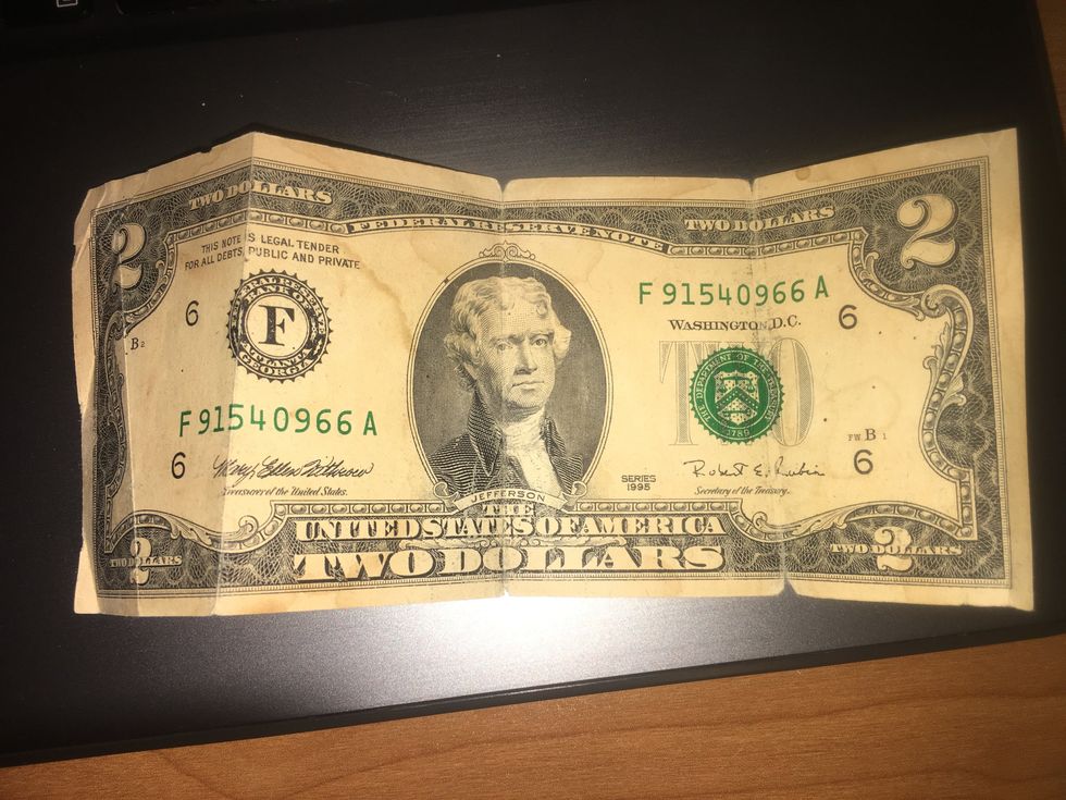 It all started with a $2 bill