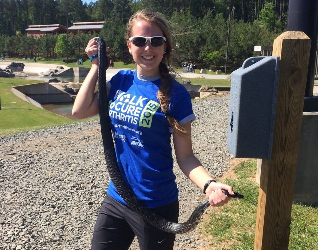 A Future Animal Handler's First Wild-Caught Snake