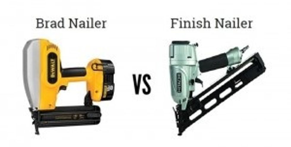 Brad vs finish nailer: Can you use a brad nailer for baseboard?