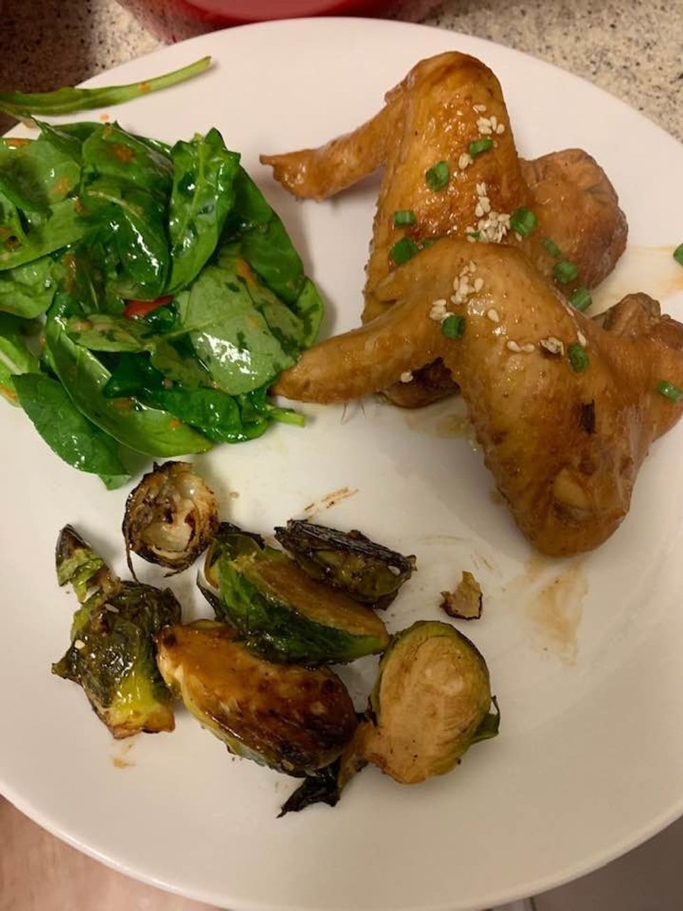 My take on Jamie Olivers quick and easy chicken wings.