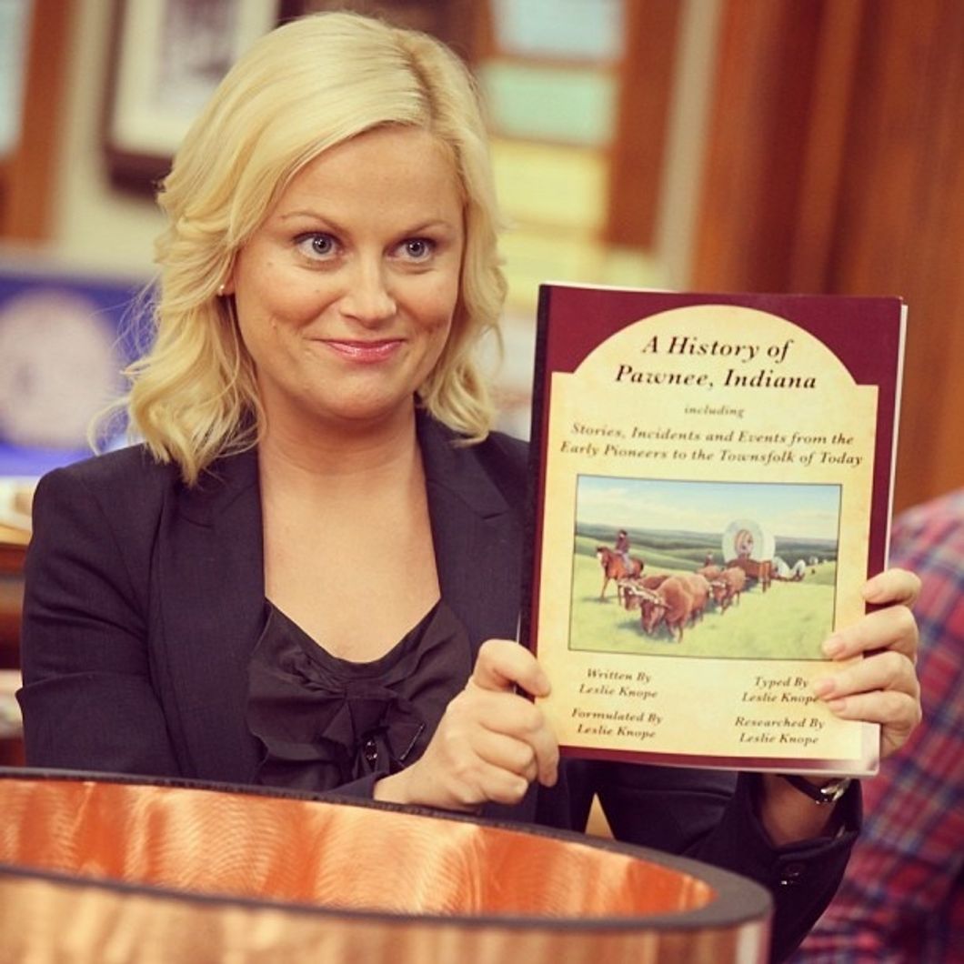 The 11 Stages Of Writing An Odyssey Article, As Described By Leslie Knope