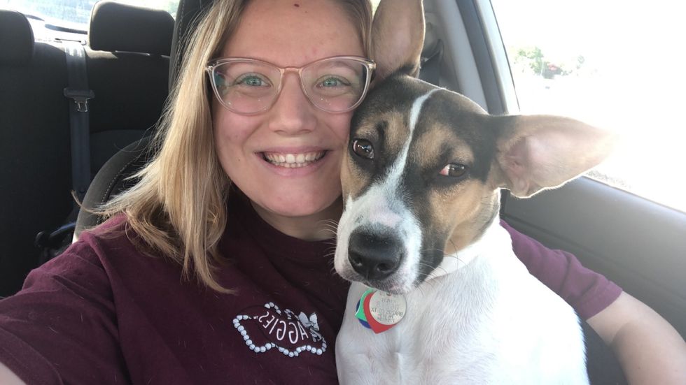 While Every College Girl Wants A Good Boy This Fall, I'm Pawfectly Happy Cuddling With My Dog