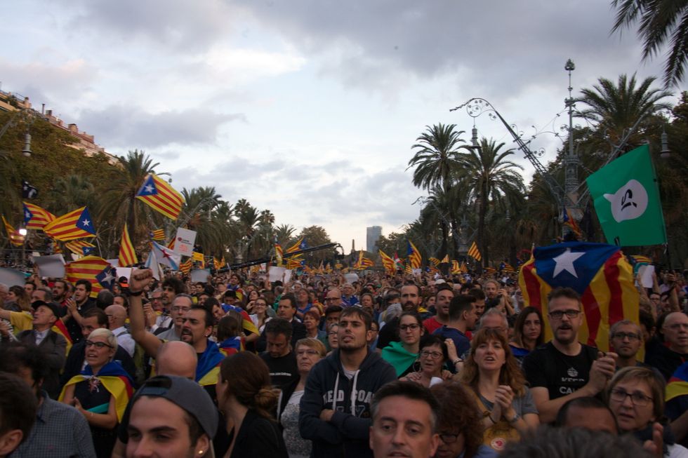 Barcelona Erupted In Political Unrest With A Movement That Stands 'Para Mi, Para Ti, Para Todos'