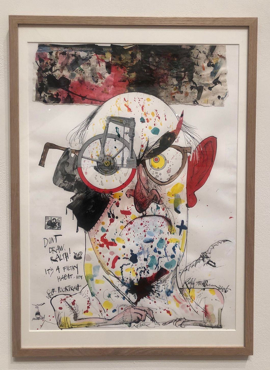 Ralph Steadman’s “Self-Poortrait” Portrays The Importance Of Self-Awareness In Art And In Life