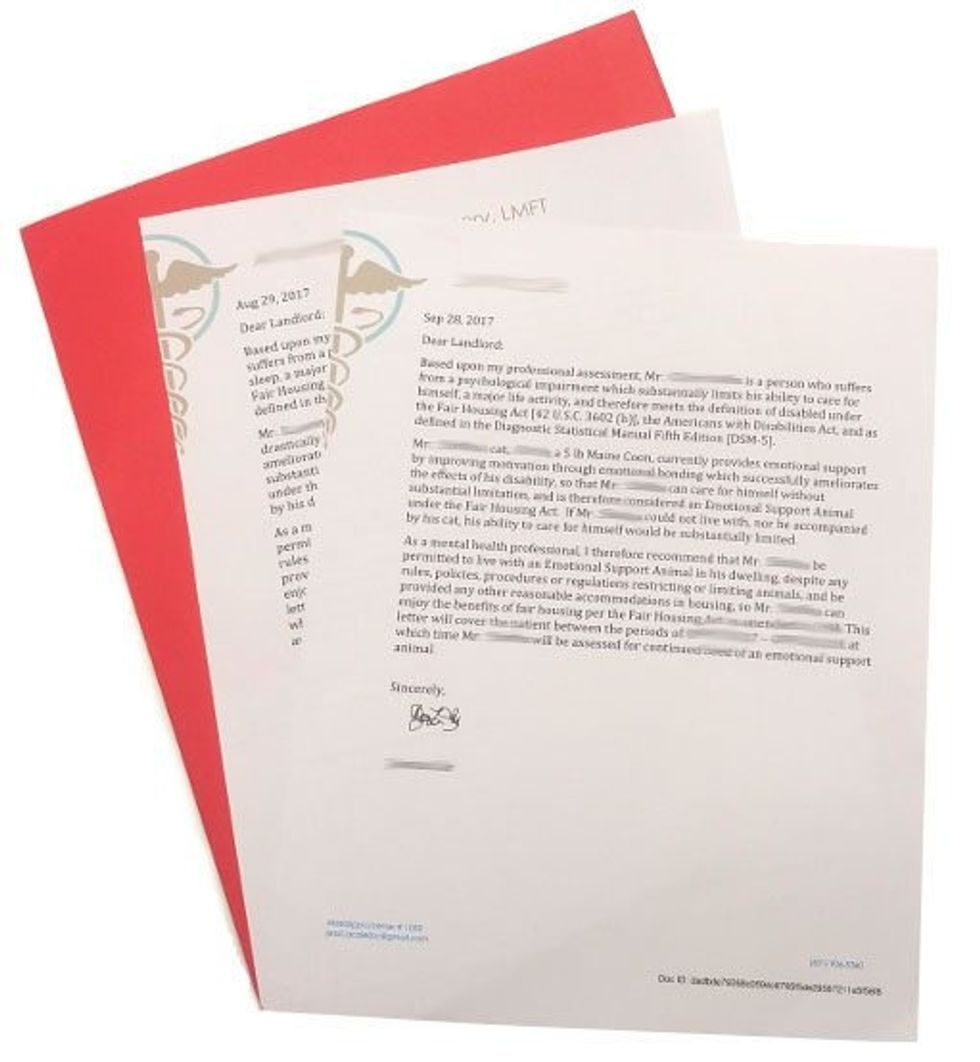 A Fake ESA Letter can Ruin your Vacation