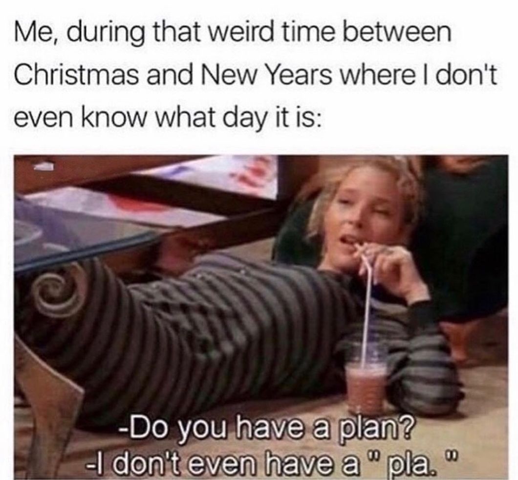 The Awkward Time Between Christmas and New Years