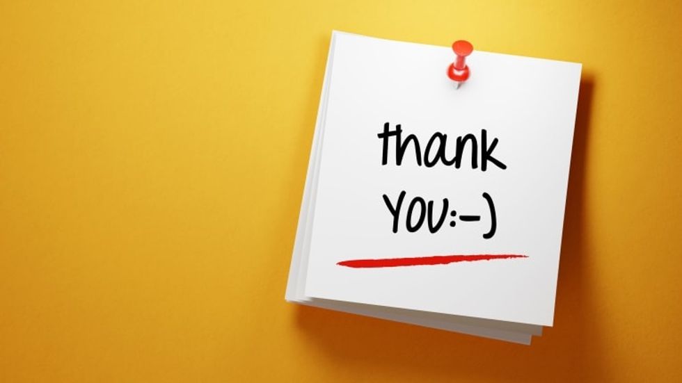 So, Have You Written Your Thank You Notes Yet?