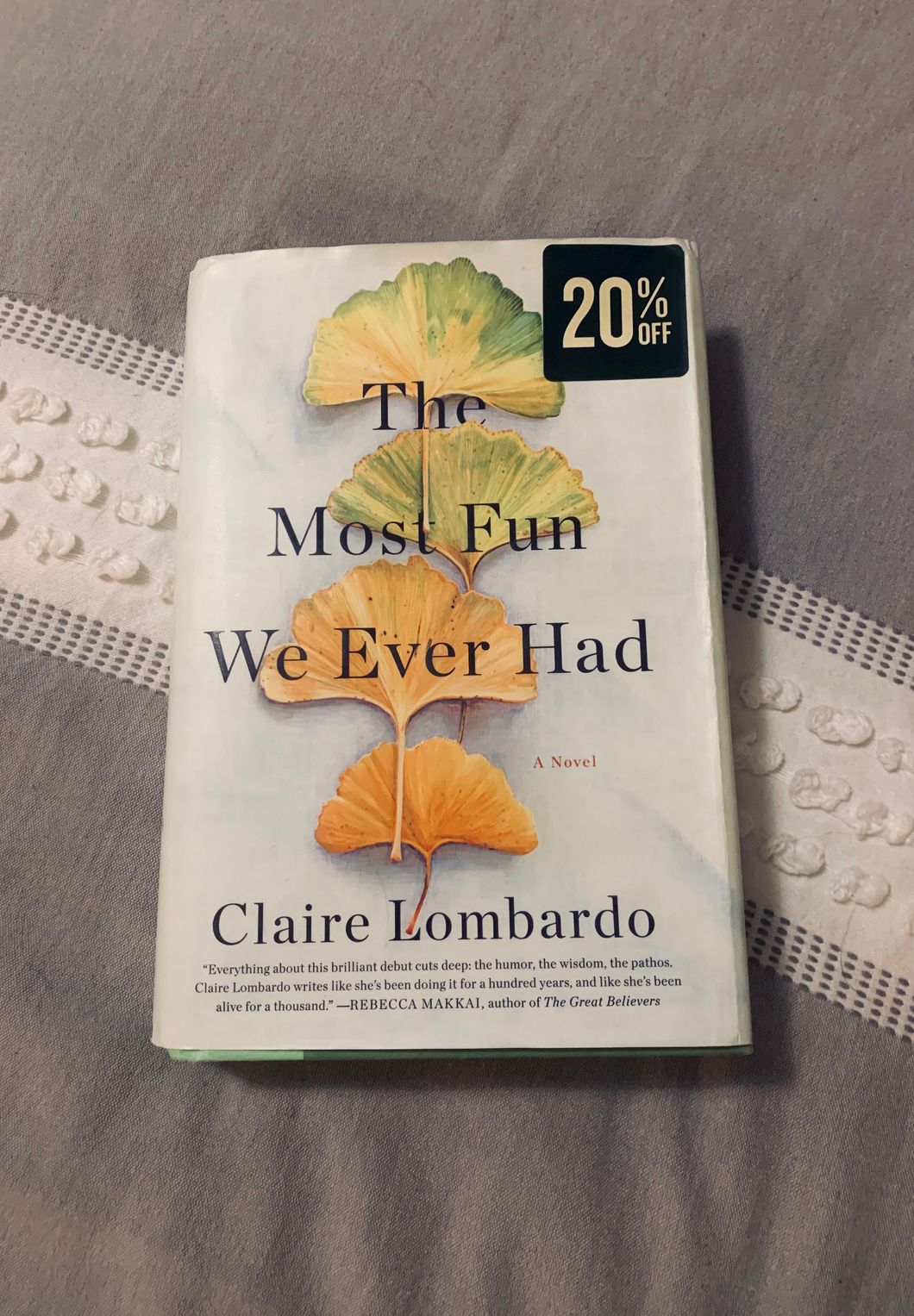 My Review Of Claire Lombardo's 'The Most Fun We Ever Had'